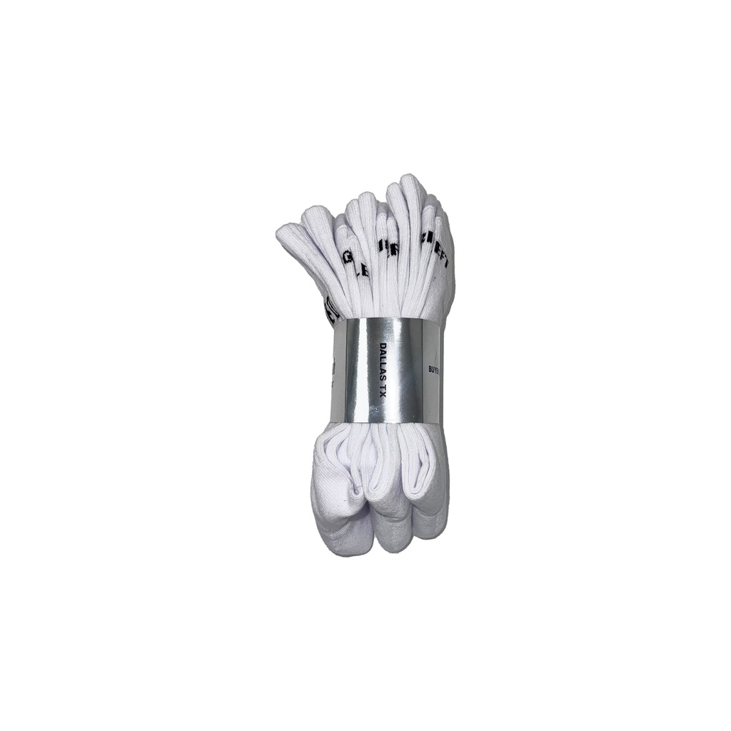 Home of the Killas — 3-Pack White Socks